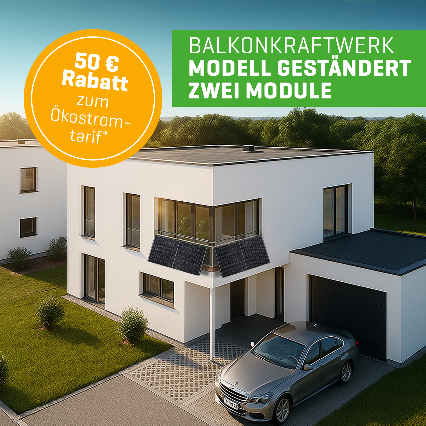 Balkonkraftwerk + Günstiger Ökostrom