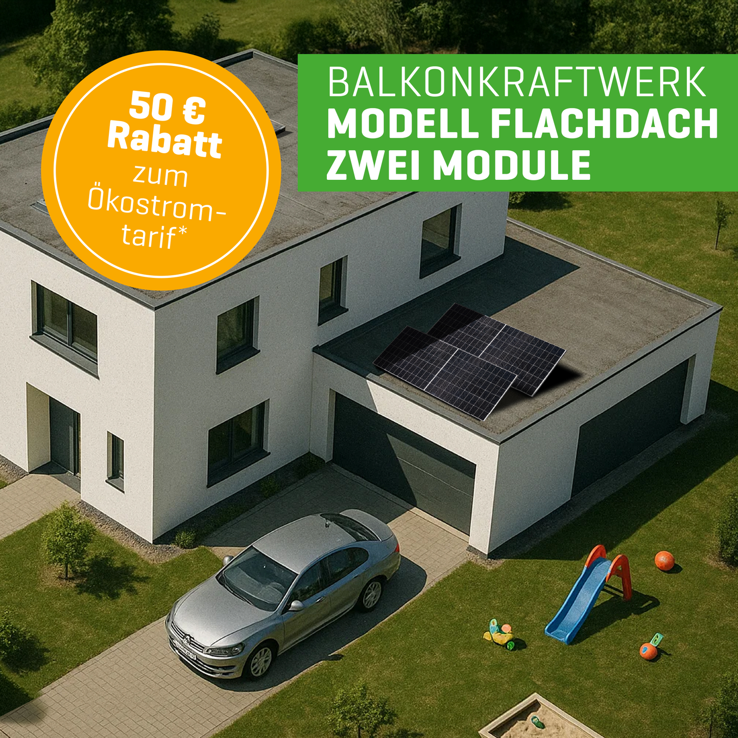 Balkonkraftwerk + Günstiger Ökostrom